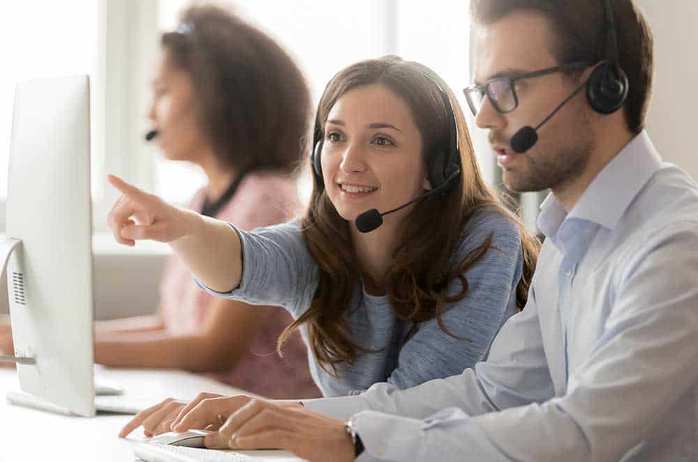 Call Center Assisting co-workers