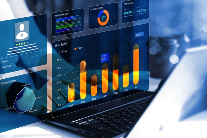 Advisor,Using,Employeekpi,Dashboard,On,Virtual,Screen.,Empoyee,Profile,Dashboard
