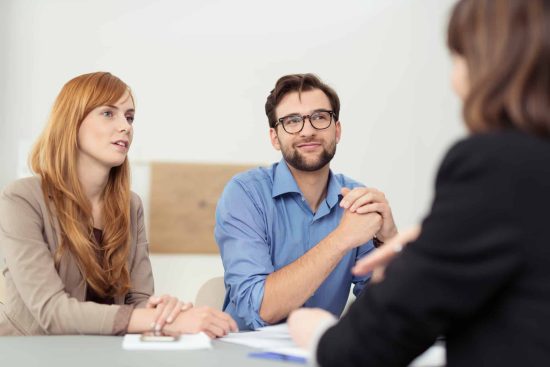 sales01.jpg an image of man and woman consulting