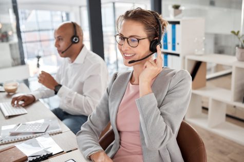 an image of female customer care representative